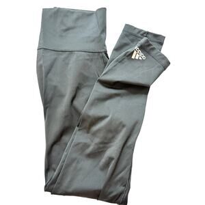 Adidas workout pants ankle length high rise women xsmall Essential gym athletic